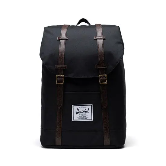 Retreat Artist Backpack – Sleek Black With Chicory Coffee Accents 1