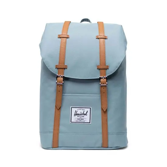 Retreat Canvas Backpack – Slate Gray Travel-Friendly Design 1