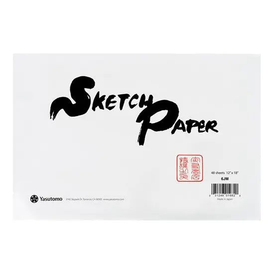 Rice Paper Sketchbook – Lightweight, Textured Pad For Delicate Media 1