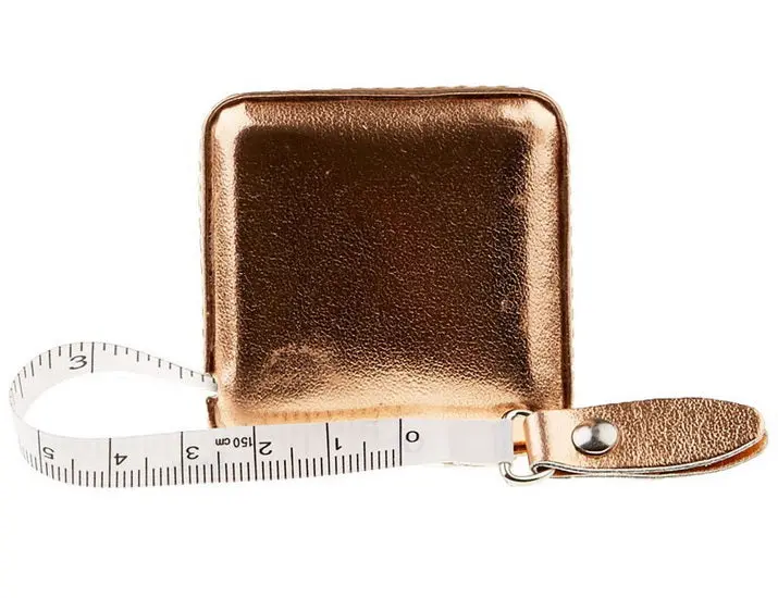 Rose Gold Measuring Tape – 150 Cm Retractable Sewing & Craft Tool 1