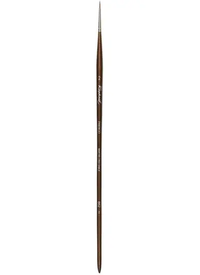 Sable Fresco Round Paintbrush – Size #2, Oil Painting Use 1