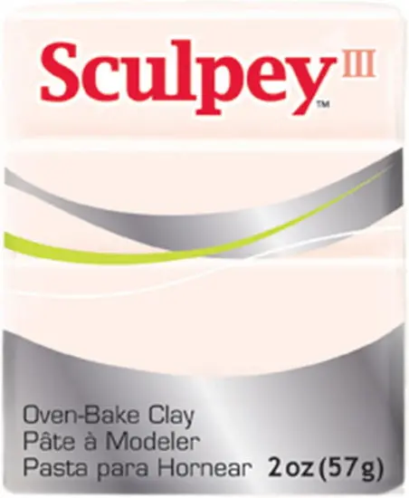 Sculpey Iii Oven-Bake Polymer Clay In Beige, 1 Oz 1