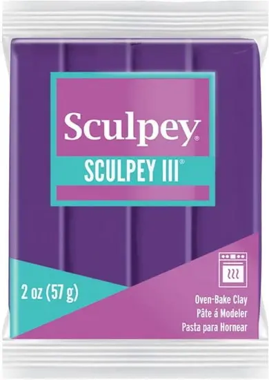 Sculpey Iii Oven-Bake Polymer Clay – Purple, 1 Oz 1