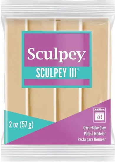 Sculpey Iii Oven-Bake Polymer Clay – Tan, 1 Oz 1