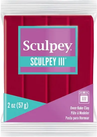 Sculpey Iii Oven-Bake Polymer Clay – Vibrant Red, 1 Ounce 1