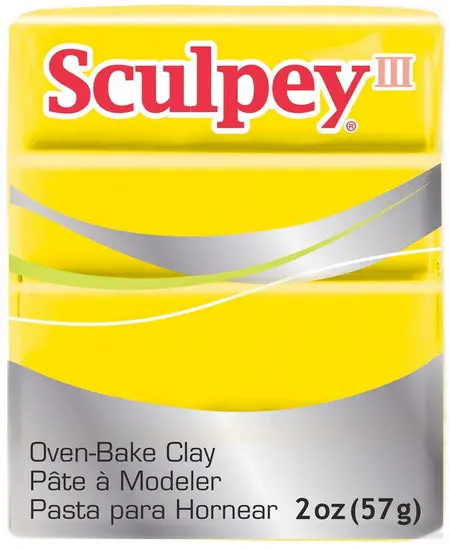Sculpey Iii Oven-Bake Polymer Clay – Yellow, 1 Ounce 1