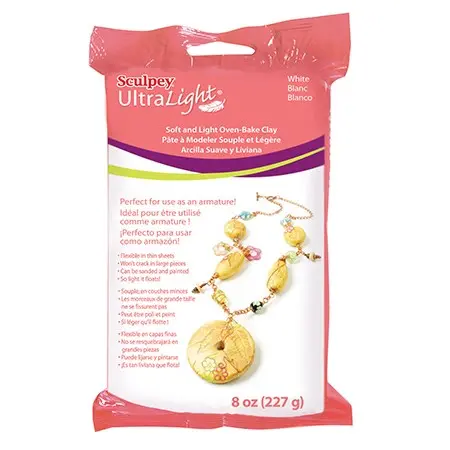 Sculpey Ultralight White Oven-Bake Polymer Clay 1