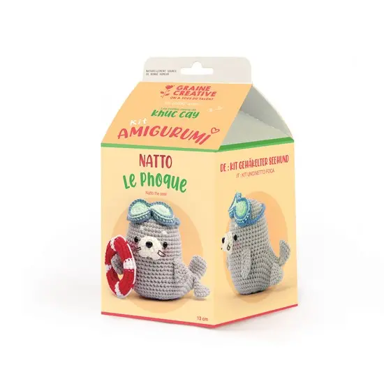Seal-Themed Mini Amigurumi Crochet Kit 1