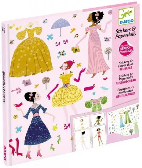 Seasonal Paper Dolls Activity Book – Four-Season Themes 1