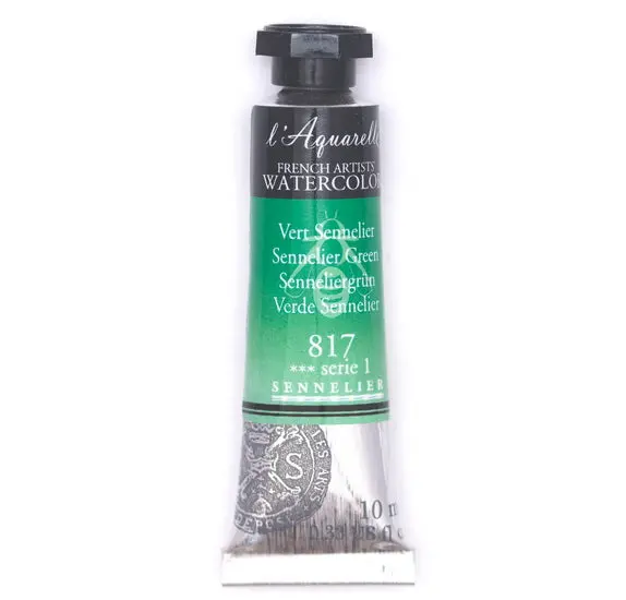Sennelier Watercolor Tube In Green – 10Ml Professional Grade 1