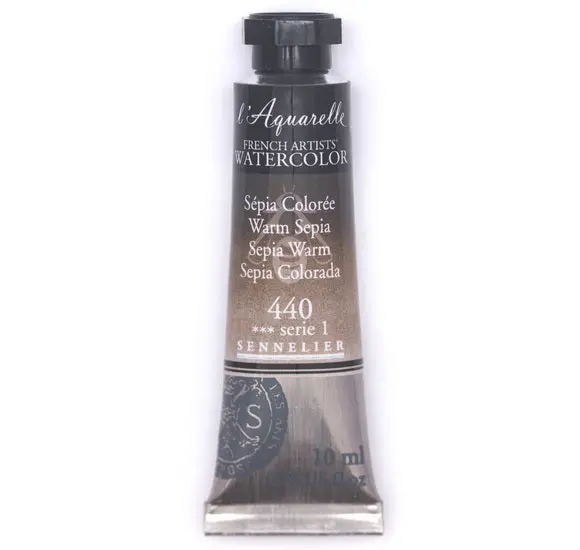 Sepia-Toned Watercolor Paint Tube, 10Ml 1