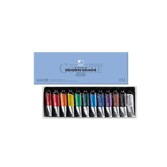 Set Of 12 Designers Gouache Tubes – 15 Ml Each 1
