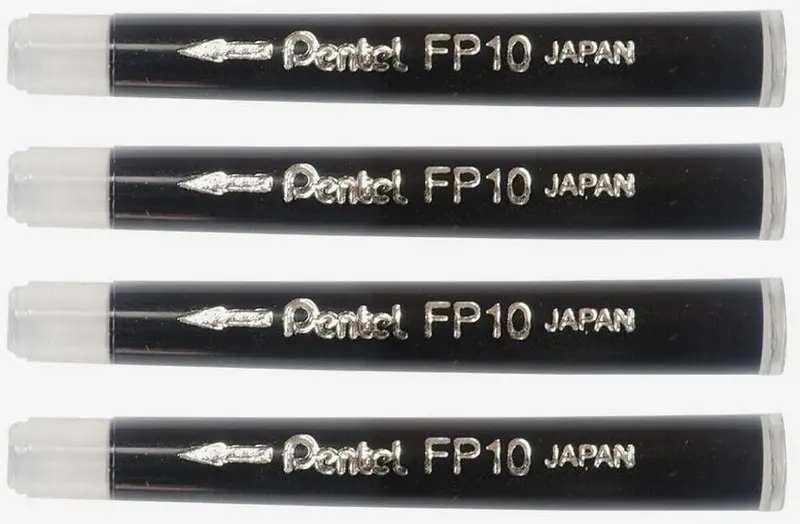 Set Of 4 Pocket-Sized Brush Pen Refills 1