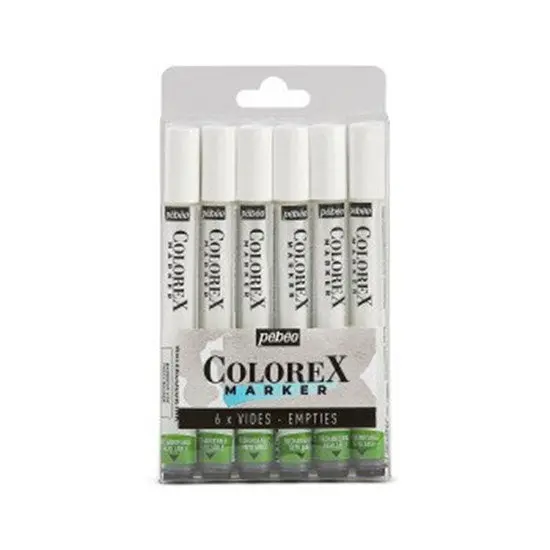 Set Of 6 Empty Colorex Marker Refill Cartridges 1