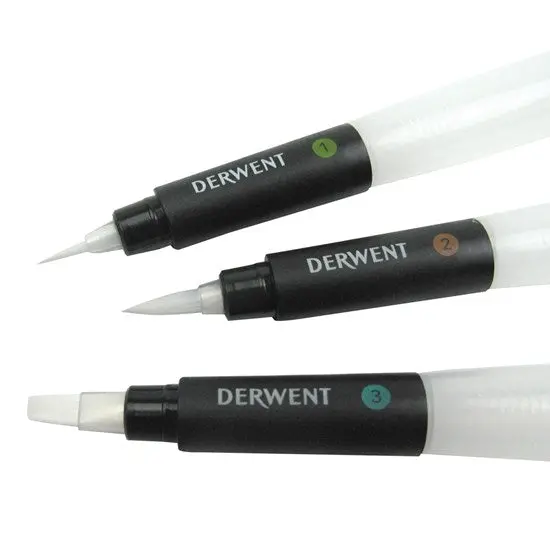 Set Of Three Refillable Water Brushes 1