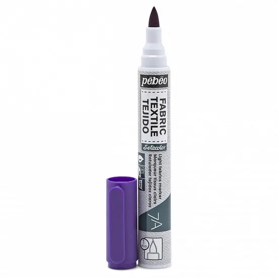 Setacolor Fabric Paint Marker – Light Fabric Formula, Violet, 1 Mm Tip 1