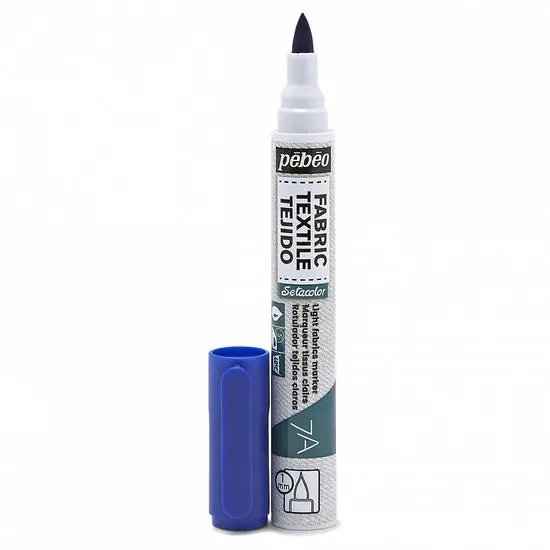 Setacolor Light Fabric Marker In Blue, 1Mm Tip 1