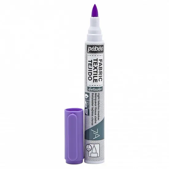 Setacolor Light Fabric Marker In Fluorescent Violet – 1Mm Fine Tip 1