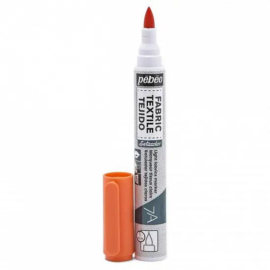Setacolor Light Fabric Textile Marker – Orange, 1 Mm Fine Tip 1