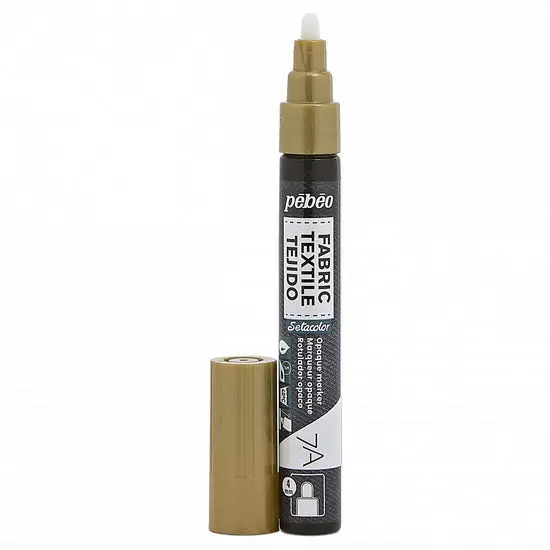 Setacolor Opaque Fabric Marker – Gold, 4 Mm Tip 1