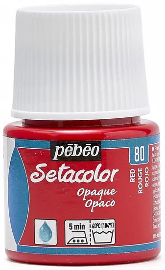 Setacolor Opaque Red Textile Paint – 45 Ml Fabric-Compatible Formula 1