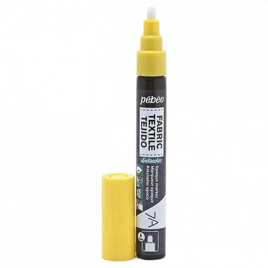 Setacolor Opaque Textile Marker – 4 Mm Tip, Bright Yellow 1