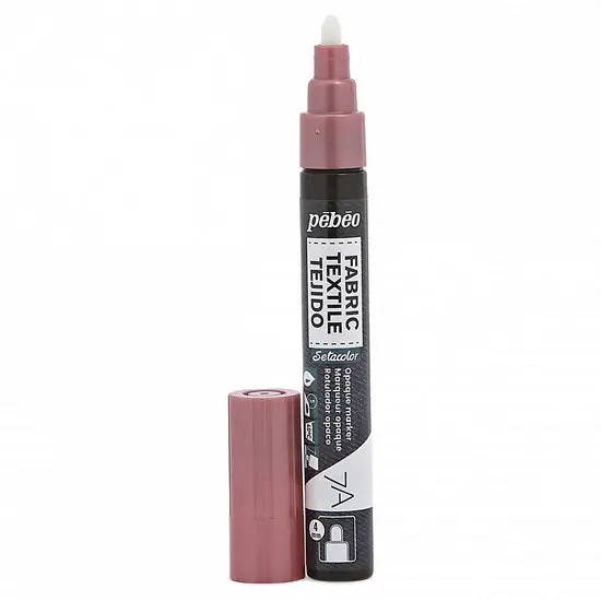 Setacolor Opaque Textile Marker – Copper Pink, 4 Mm Tip For Fabric Art 1