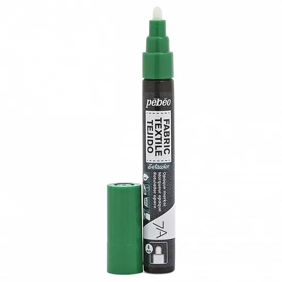Setacolor Opaque Textile Marker – Green, 4Mm Tip 1