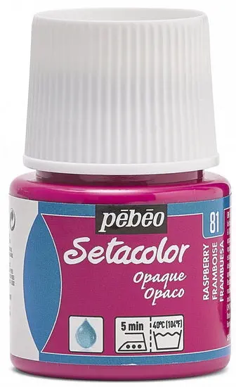 Setacolor Opaque Textile Paint – Raspberry, 45Ml 1