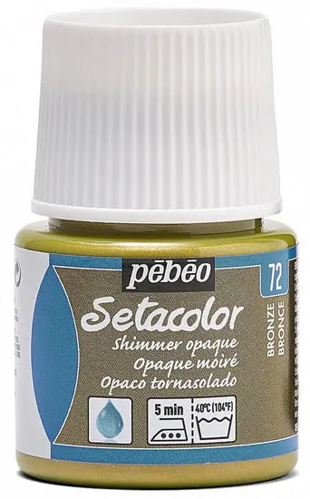 Setacolor Opaque Textile Paint – Shimmer Bronze, 45Ml 1