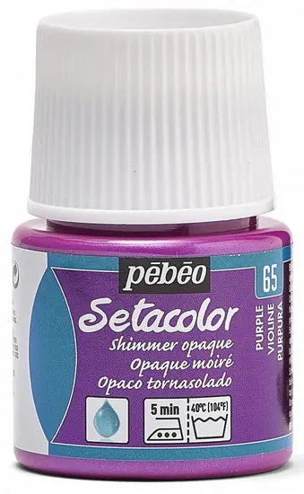 Setacolor Shimmer Purple Textile Paint – 45Ml Opaque Fabric Medium 1