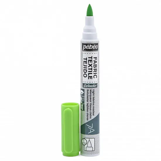 Setacolor Textile Marker – Fluorescent Green, 1 Mm Fine Tip 1