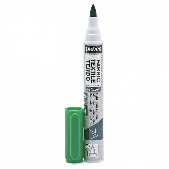 Setacolor Textile Marker – Light Fabric Formula, Green, 1Mm Tip 1