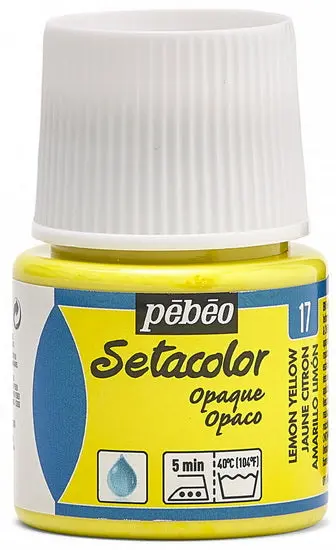 Setacolor Textile Paint – Opaque Lemon Yellow, 45 Ml 1