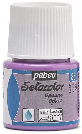 Setacolor Textile Paint – Opaque Lilac, 45Ml, Fabric-Friendly Formula 1