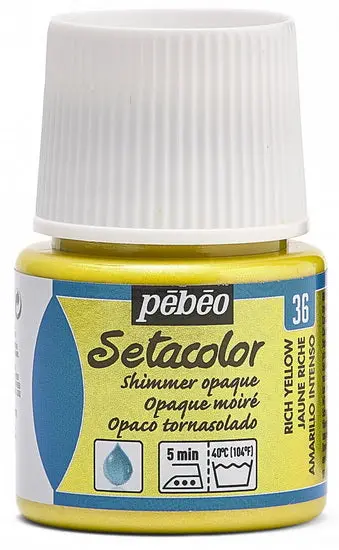 Setacolor Textile Paint – Rich Shimmer Gold, 45 Ml Opaque Formula 1