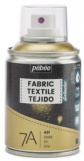 Setacolor Textile Spray Paint – Metallic Gold, 100Ml 1