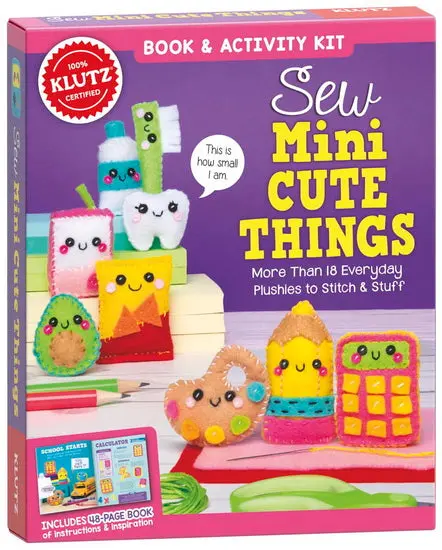 Sew Mini Cute Things – Embroidery & Amigurumi Pattern Book 1
