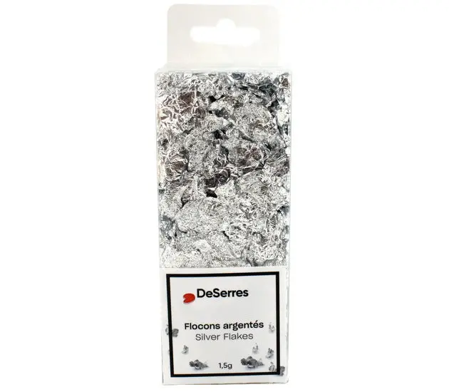 Silver-Tone Metallic Flakes (Imitation Silver) 1