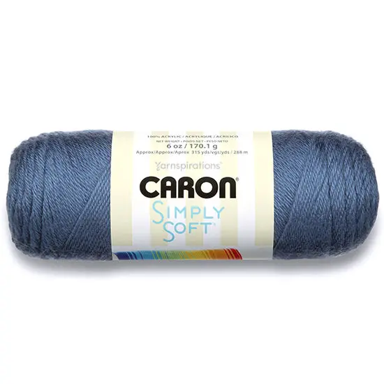 Simply Soft Worsted-Weight Yarn – Country Blue, 170G Skein 1