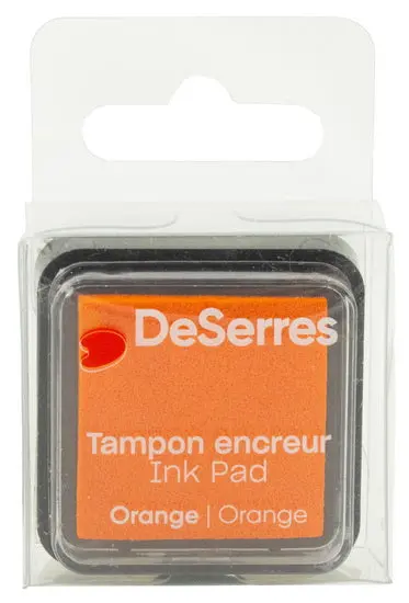Single-Use Orange Inkpad For Stamping And Craft Projects 1