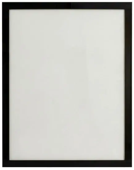 Slim Black Poster Frame – 18 × 24 Inches, Ready-To-Hang Display 1