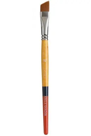 Snap! Synthetic Angled Brush – 1/2 Inch, Medium Control 1