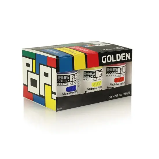 Soflat Pop Colors Acrylic Set – 6 Vibrant Assorted Hues 1
