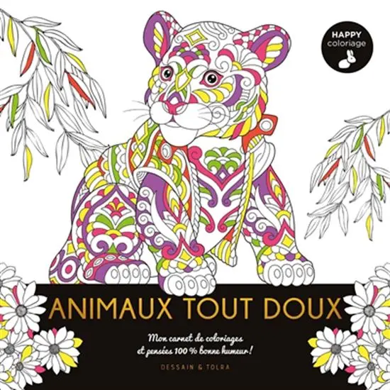 Soft Animal Coloring & Mindfulness Journal – Uplifting Designs 1