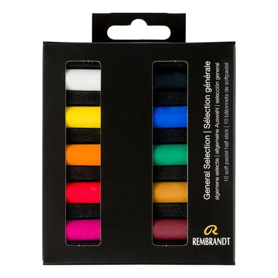 Soft Half-Stick Pastel Assortment – 10-Color Starter Set 1