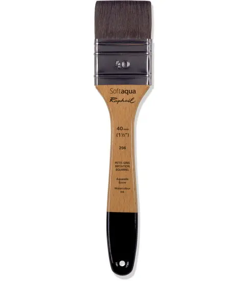 Softaqua Synthetic Watercolor Spalter Brush – Size #40 1