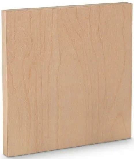 Solid Wood Painting Panel – 12 × 12 Inches, 1 Inch Deep 1