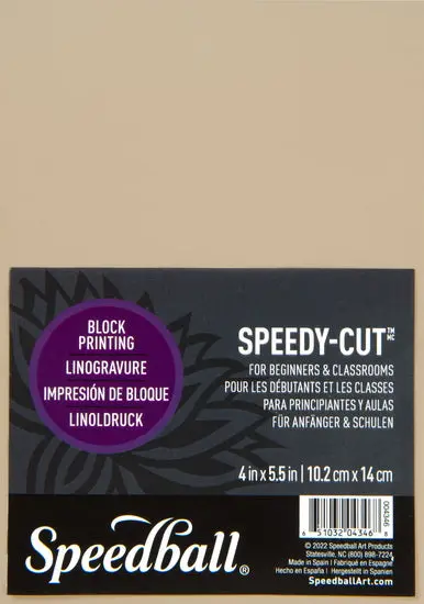 Speedy-Cut Linoleum Block – 4 X 5.5 Inches, Carving-Friendly Surface 1