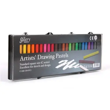 Square Pastel Stick Set – 24 Richly Pigmented Colors 1